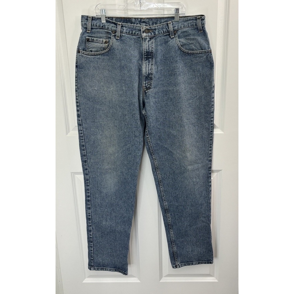 Vintage Levi's 545 Orange Tab Jeans USA Made 40 Relaxed Loose Tapered Denim 0449